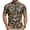 Khaki, variant on Mens Cycling Jersey Cycling Shirt Short Sleeve Bike Riding Shirt, Gradient Camo Printed Top, Rear Zippered Anti-Theft Cellphone Pocket, Breathable Quick Dry Bicycle Activewear Tee