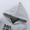 thumbnail image 5 of 2T Baby Boy Clothes Little Boy 2PCS Outfits Letter Print Long Sleeve Hooded Tops Jeans Pants Set 2-3T Little Boy Hoodie Outfits Gray, 5 of 8
