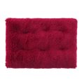 thumbnail image 2 of HEVIRGO Dogs Cushion Solid Color Keep Warmth Soft Texture Thickened Cat Dogs Sleeping Mat for All Seasons,Wine Red L, 2 of 10