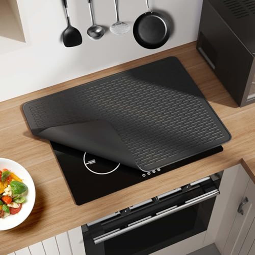 28\" x 20 Stove Top Covers for Electric Stove Silicone Glass Stove Top Cover