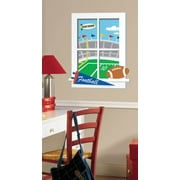 Game Day Football Window Giant Wall Decal