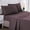 Purple, variant on 4-Piece Set Bed Sheets, Bedding with Fitted Sheet, Flat Sheet & Pillowcases