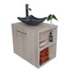 thumbnail image 1 of Gabinete para Baño DECOMOBIL con Lavamanos Y Monomando Derecho Encino Polar/Gris GABINETE 07, 1 of 4