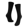 thumbnail image 4 of BadPiggies 6 Pairs Men's Cushion Crew Socks Athletic Performance Cotton Sock for Sport Everyday (Black, US 11-13), 4 of 8
