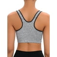thumbnail image 6 of FUTATA Womens High Impact Sports Bras Padded Racerback Push-Up Bras Front Zipper Post Surgery Bra Seamless Workout Yoga Bras Tank Tops, 6 of 6