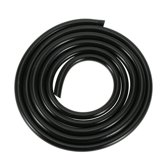 Unique Bargains Petrol Fuel Line 3.93ftx1/8"(3mm)/1/5"(5mm) Gas Line Pipe Hose Black