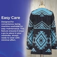 thumbnail image 6 of Sagefinds Coronado Fringed Cardigan - Tribal Aztec Southwestern Print - Long Sleeve Cardigan - Large, 6 of 7