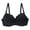 Black, variant on Lingerie for Women Everyday Women’s Bra Crafted with 80% Nylon Wired Support Lightweight Comfort for Daily Wear Red 90C