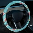 thumbnail image 2 of Cross 14.5 Inch Printing PVC Leather Car Wheel Cover Steering Wheel Cover Auto Accessories, 2 of 6