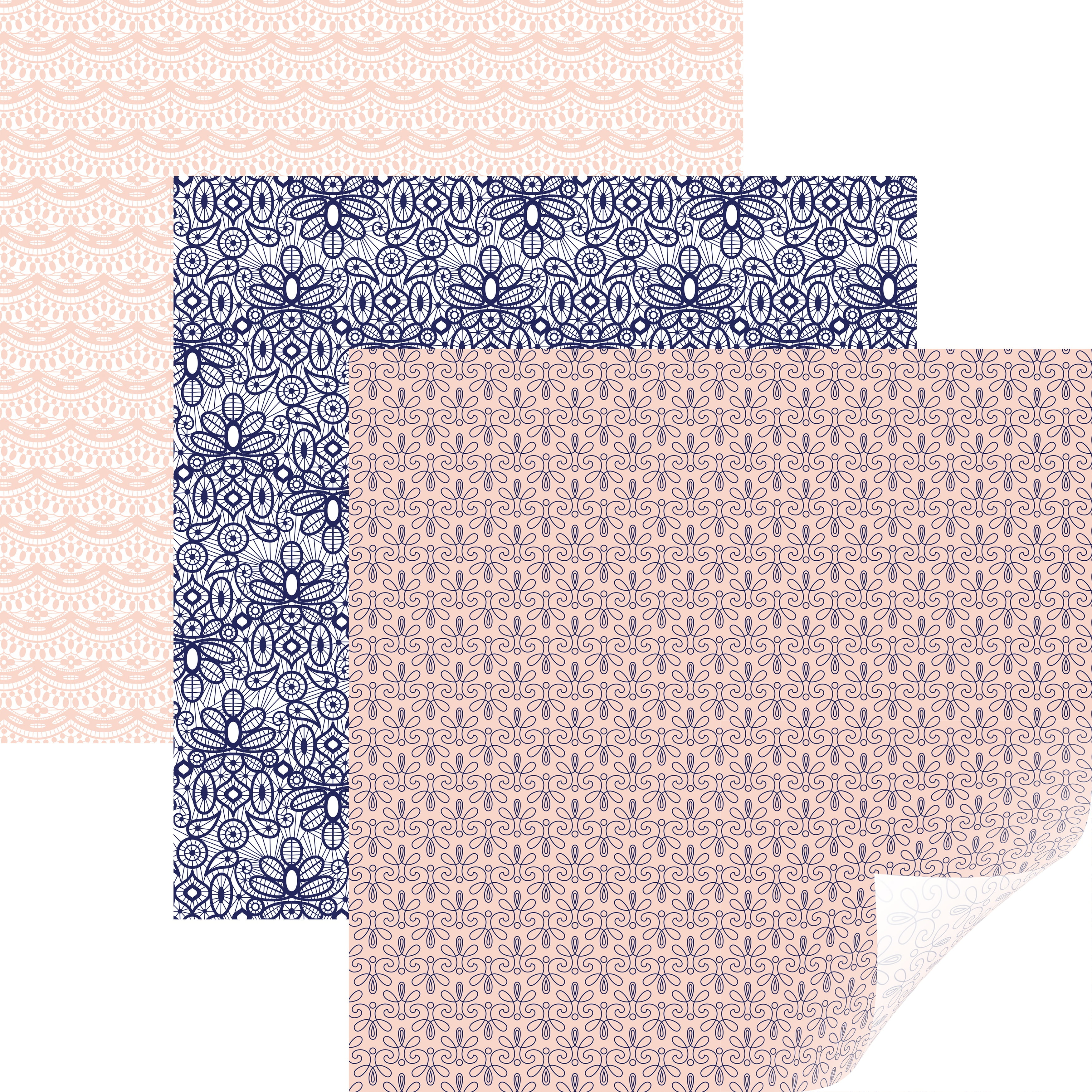 Cricut Patterned Premium Vinyl Sampler 12"X12" 6/Pkg-Chantilly