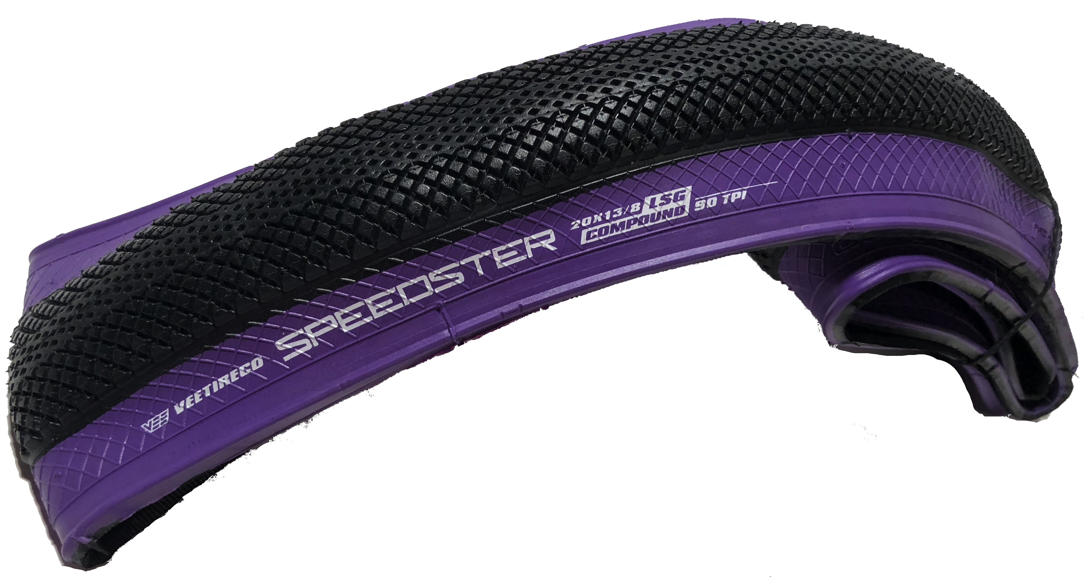 2 Vee Bmx Speedster x1 1 8 Pair Of Folding Bead Purple Bike Tires 37 451 Cycling Indiarealestatereviews Bicycle Tires Tubes Wheels