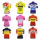 thumbnail image 2 of Maillot de ciclismo retro múltiple para hombre, manga corta, ropa de ciclismo clásica de verano para montar en bicicleta, 2 of 5