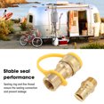 thumbnail image 4 of Adaptador De Conexión Rápida De Gas, 3 Piezas De Sellado Seguro A Prueba De Presión, Accesorios De Conexión Rápida De Gas De 1/2 Pulgada Para Furgoneta Con Remolque Rv, 4 of 7