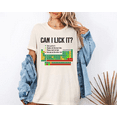thumbnail image 3 of NETECOM Funny Chemistry Shirt, Can I Lick It Periodic Table T-Shirt, Science Humor Gift for Chemist or Nerd, Colorful Educational Graphic Tee, 3 of 4