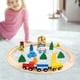 thumbnail image 5 of Juego De Vías De Ferrocarril De Madera, Juguete De Vía De Tren En Miniatura De Madera, Regalo Normal 26 Piezas SM SunniMix Juguetes de vías de tren, 5 of 8