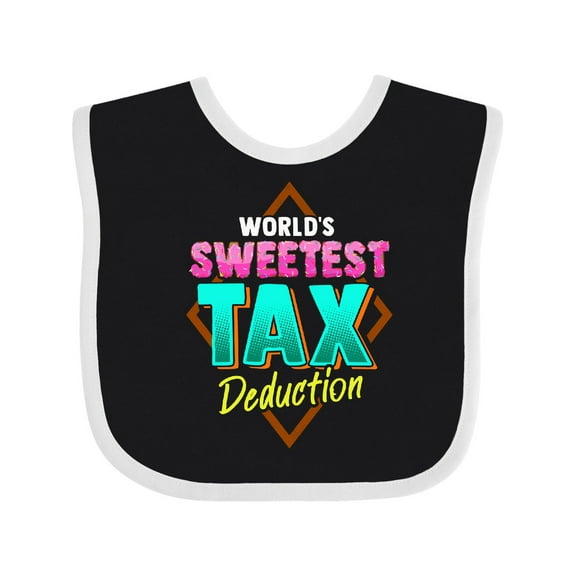 Inktastic Tax Deduction Funny Baby Clothes Girls Baby Bib