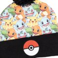 thumbnail image 3 of Pokémon Pokeball Starter Characters Pom Beanie, 3 of 4