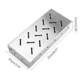 thumbnail image 5 of BBQ Stainless Steel Smoker Box Wood Pellet Charcoal Grilling Generator, 5 of 11