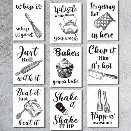 9 Pieces Kitchen Wall Posters Funny Farmhouse Kitchenware with Sayings Posters Decor with 40 Glue Point Dots for Restaurant Cafe Bar Kitchen Dinning Room Decorations (Black,11 x 14 Inch) | Walmart Canada 9 Pieces Kitchen Wall Posters Funny Farmhouse Kitchenware with Sayings Posters Decor with 40 Glue Point Dots for Restaurant Cafe Bar Kitchen Dinning Room Decorations (Black,11 x 14 Inch) | Walmart Canada