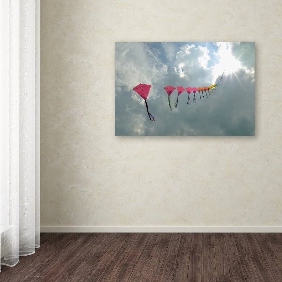 Trademark Fine Art "Kites to Heaven" Canvas Art by Kurt Shaffer