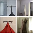 thumbnail image 3 of Perchero Gancho de pared simple en acero inoxidable Toallero Albornoz Llaves Toallero para Baño WC Cocina - 3 ganchos JM, 3 of 5