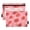 Cherries with Shadows, variant on Shark Silhouette 2 Pack Pencil Pouch for 3 Ring Binder Smooth Zipper Folders with Pockets Clear Window Pencil Case