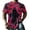 Purple, variant on Halloween Shirts for Men Pumpkin Ghost Haunted Castle Print Crew Neck Trendy T Shirts Funny Print Party Holiday Graphic Tees Purple M