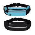 thumbnail image 1 of Cangureras Para Mujer Hombre Deportivas  Bolsa 2 Pcs Negra y Azul, 1 of 5