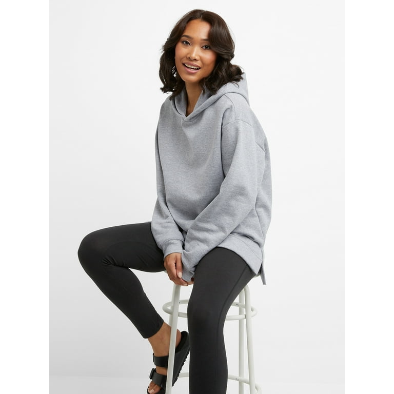 Hanes EcoSmart Women s Fleece Hoodie with Kangaroo Pocket Sizes S XXL Walmart