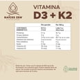 thumbnail image 5 of Vitamina D3 + K2 Raíces Zen 60 Cápsulas, 5 of 5