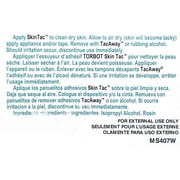 Skin Tac Adhesive Barrier Wipe: 50 Count White