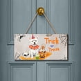 thumbnail image 2 of Trick or Treat West Highland White Terrier Mummy Cosplay Pumpkin Candy Basket Landscape Wood Sign Westie Westy Dog Lover Hanging Wall Home Decor - 12016, 2 of 5