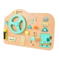 thumbnail image 1 of Tablero ocupado Montessori, volante simulado, asiento de coche, juguete, de simulación, de conducción de coche, tablero sensorial de Hugo Juguetes de volante, 1 of 10
