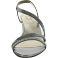 thumbnail image 3 of Naturalizer Womens Vanessa 2 OPEN TOED Evening Sandals Silver 8 Medium (B,M), 3 of 3