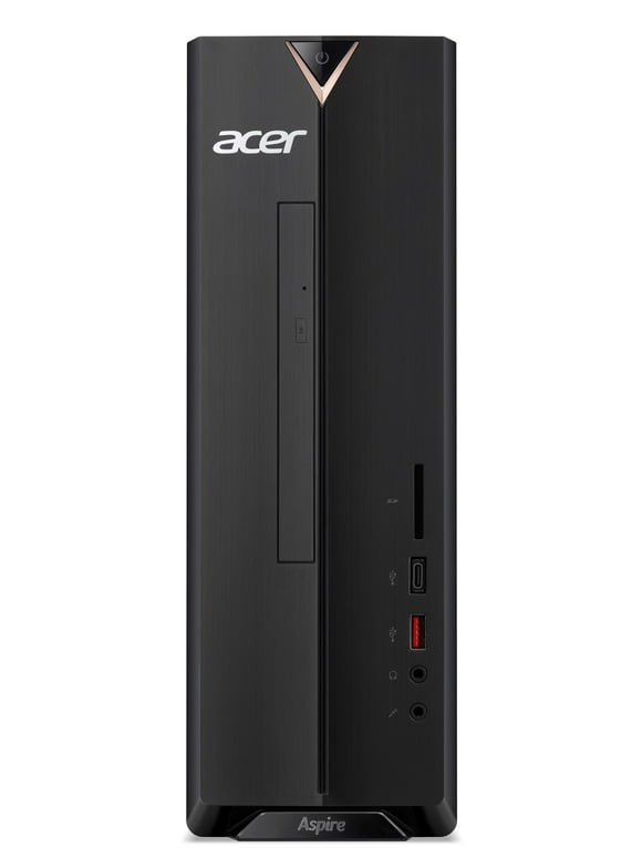 Acer Aspire Desktop, 10th Gen Intel Core i3-10105 4-Core Processor, Intel UHD Graphics 630, 8GB DDR4, 256GB NVMe M.2 SSD, Black, Windows 10 Home, XC-1660G-UW92