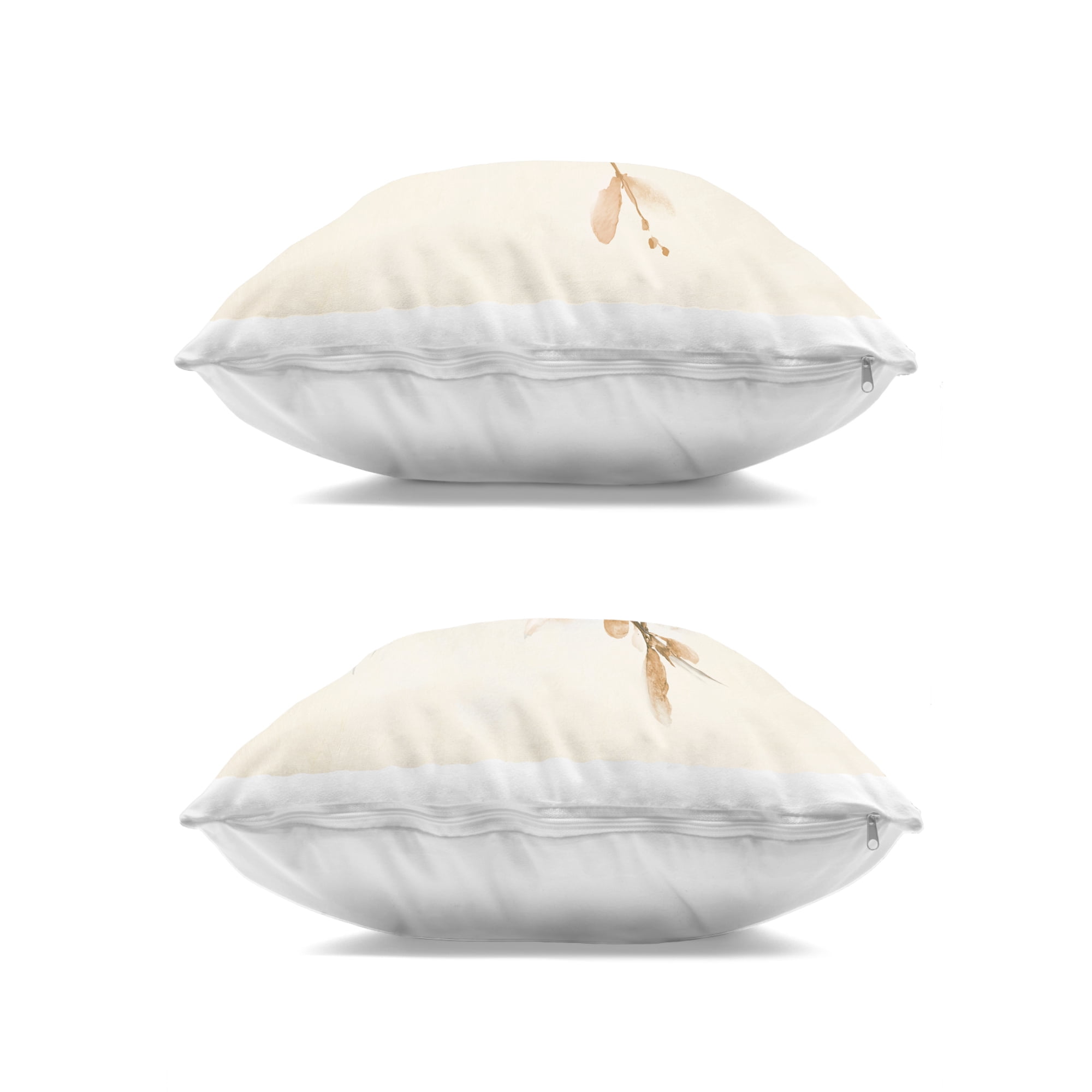 Stupell Industries Muted Watercolor Chickadees 2 Piece Decorative Printed Throw Pillow Set, design by Diannart
