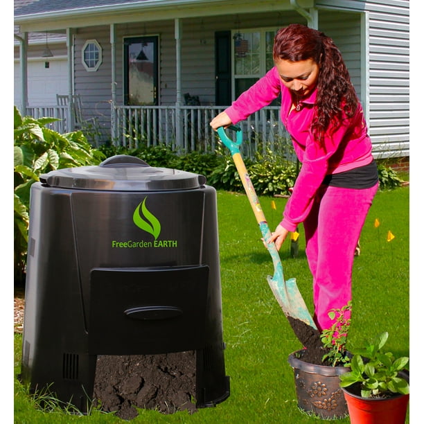 FreeGarden EARTH 82 Gal. Compost Bin, Multiple Options