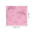 thumbnail image 2 of Hoja de papel de oro de 3.3 x 3.1 pulgadas de Uxcell para decoración artística, aluminio rojo rosa, 100 piezas, 2 of 5