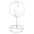 thumbnail image 3 of ziyahi Ball Hat Stand Hat Rack Wig Holder Hat Display Storage Display Stand Metal Silver, 3 of 7