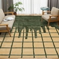 thumbnail image 2 of Green Tufted Rug 11X12, Geometric Carpet, Area Rugs, Bedroom, Dining Room, Rectangular Carpet, 2 of 7