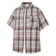 thumbnail image 1 of Blusa y camisa de manga corta con cuello vuelto para hombre, estilo casual, con botones, bolsillos y solapa, de manga larga, a la moda, 1 of 4