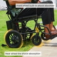 thumbnail image 4 of QEASET Foldable Electric Wheelchair for Seniors, More flexible than Mobility Scooter, Mobile phone charging, Black, 4 of 12