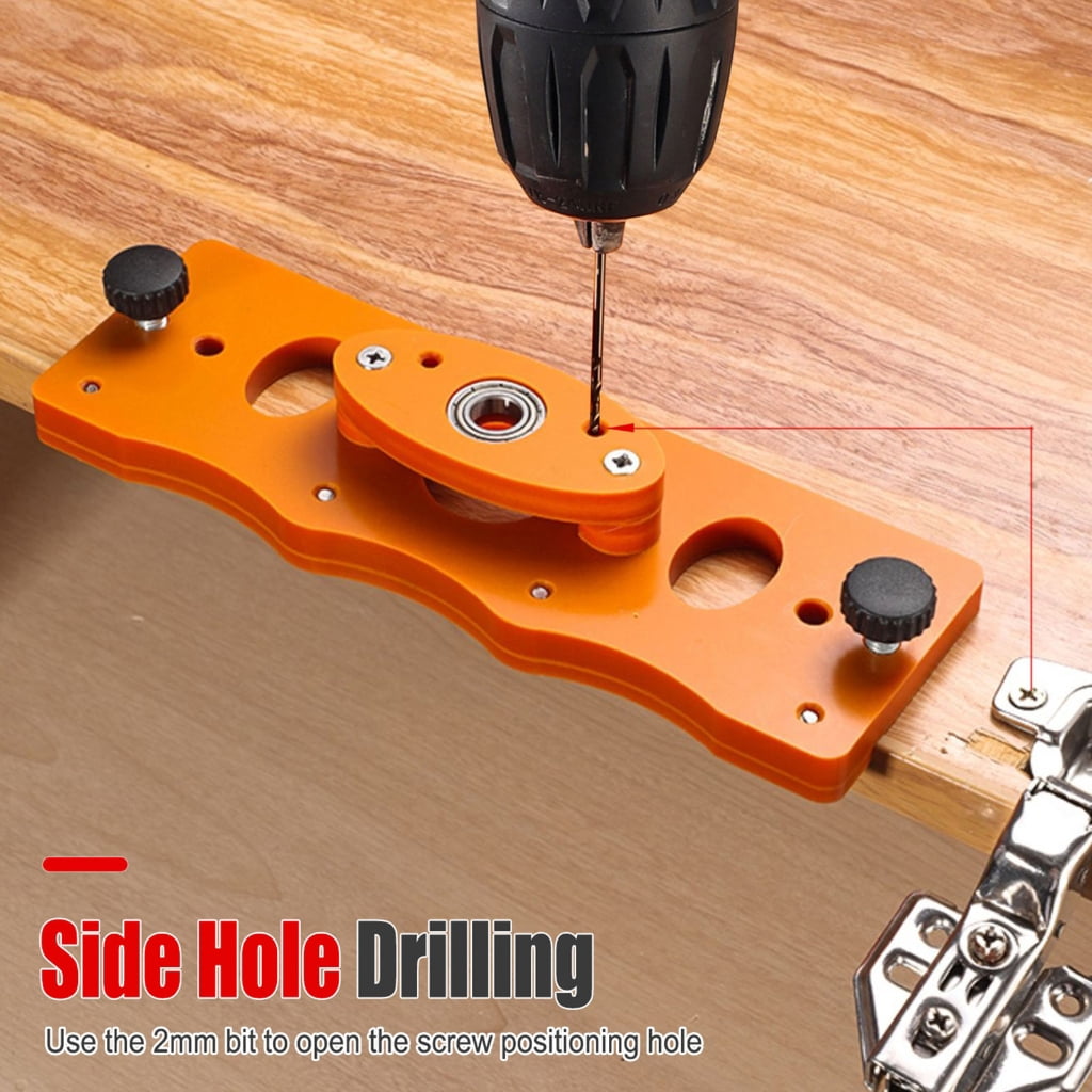 35mm Hinge Drilling Jig Hole Guide Woodworking Tool for Kitchen Cabinet Doors