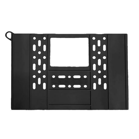 Non Slip Sink Protector Silicone Sink Mat Water Drain Mat for Kitchen Bathroom More Counter Space Makeup Organizers Mat