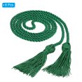 thumbnail image 3 of 67inch Graduation Honor Cords, 8Pcs Graduation Cords Tassel Graduation Ropes Bright Color DIY, Dark Green, 3 of 5