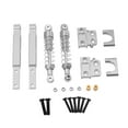 thumbnail image 2 of Bunblic RC Shock Absorber with Pull Rod Set Oil Filled RC Shocks DIY Accessory Aluminum Alloy Spare Parts for 1:12 MN82 82S Model Car Silver, 2 of 8