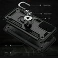 thumbnail image 7 of Compatible with Samsung Galaxy A03S Case Built-in 360 Ring Holder Kickstand, Extreme Protection Military Armor Magnetic Car Dual Layer Protective Heavy Duty Phone Cover,Black, 7 of 7