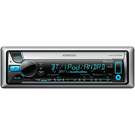 Kenwood KMR-D765 Marine Single-DIN In-Dash Marine CD Receiver with Bluetooth, Pandora Internet Radio and SiriusXM
