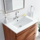 thumbnail image 1 of LAVABO DE CERAMICA INTEGRADO EN CUBIERTA CON REBOSADERO MARCA GRAVITA, 1 of 7