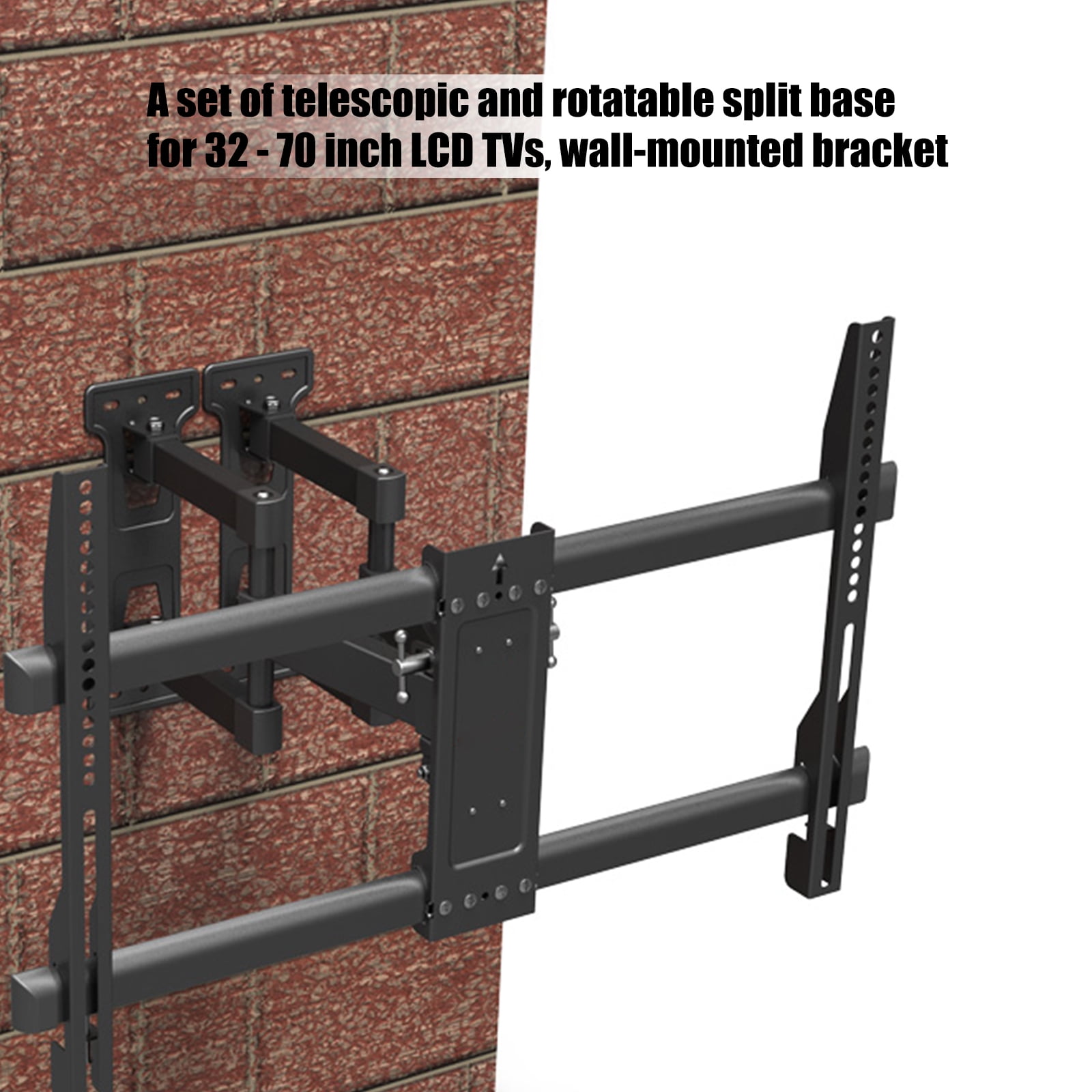 Heavy Duty Corner TVs Wall Mount Rotation 99lbs Capacity Wide Compatibility Telescopic Holder Stand For Large Screens